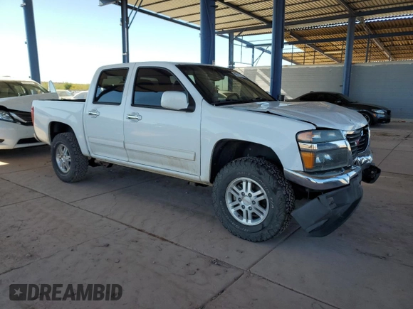 2012 GMC Canyon SLE1 with VIN 1GTH6MFE5C8126517, listed as a Copart auction lot 80672724 with 161,090 mi miles and Salvage Title. Bid and sale history available at carsss.com. Image 4.