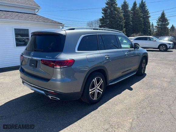 2020 Mercedes-Benz GLS with VIN 4JGFF5KE5LA130414, listed as a Copart auction lot 53922985 with 110,136 mi miles and Clean Title. Bid and sale history available at carsss.com. Image 3.