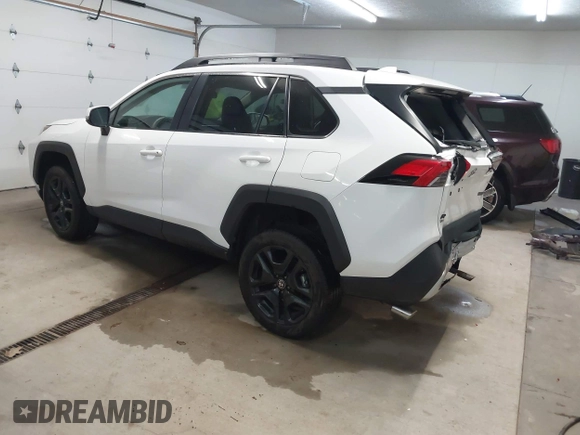 2023 Toyota RAV4 Adventure with VIN 2T3J1RFV6PW369380, listed as a IAAI auction lot 41708126 with 33,683 mi miles. Bid and sale history available at carsss.com. Image 3.