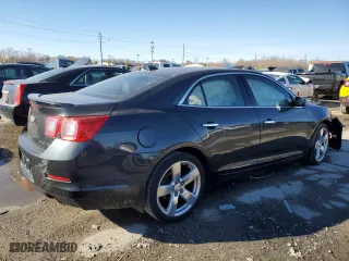 2014 Chevrolet Malibu LTZ with VIN 1G11J5SX6EF144397, listed as a Copart auction lot 42152225 with 0 mi miles and Salvage Title. Bid and sale history available at carsss.com. Image 3.