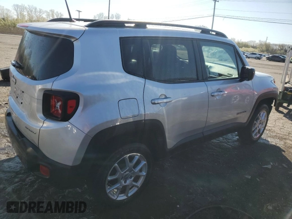 2020 Jeep Renegade Jeepster with VIN ZACNJBAB1LPL06585, listed as a Copart auction lot 54607795 with 81,242 mi miles and Salvage title. Bid and sale history available at DreamBid. Image 3.