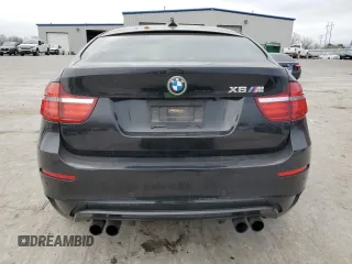 2014 BMW X6 M with VIN 5YMGZ0C56E0C40490, listed as a Copart auction lot 85317174 with 104,630 mi miles and Salvage Title. Bid and sale history available at carsss.com. Image 6.