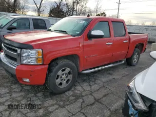 2007 Chevrolet Silverado 1500 LTZ with VIN 3GCEK13M27G513292, listed as a Copart auction lot 38206874 with 199,069 mi miles and Clean Title. Bid and sale history available at carsss.com. Image 1.