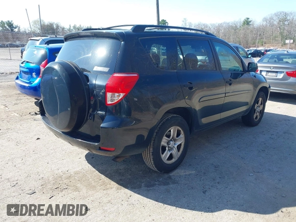2008 Toyota RAV4 with VIN JTMBD33V385197220, listed as a IAAI auction lot 41997924 with 197,630 mi miles. Bid and sale history available at carsss.com. Image 4.