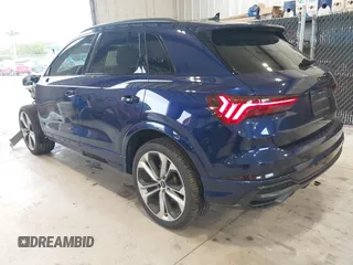 2022 Audi Q3 S line Premium Plus with VIN WA1EECF38N1134129, listed as a IAAI auction lot 41373501 with 13,597 mi miles. Bid and sale history available at carsss.com. Image 3.