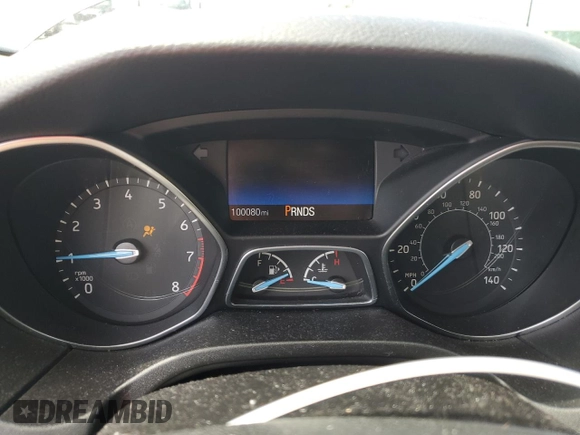 2018 Ford Focus SE with VIN 1FADP3FEXJL215912, listed as a Copart auction lot 50518385 with 100,080 mi miles and Salvage Title. Bid and sale history available at carsss.com. Image 9.
