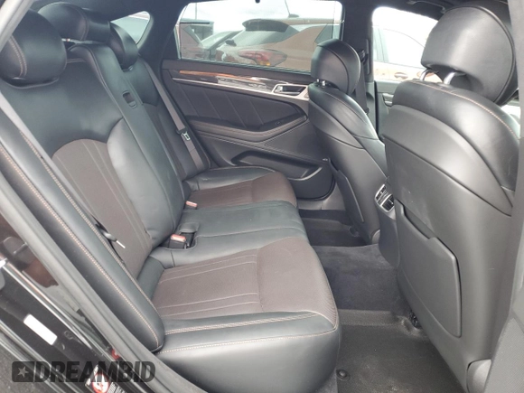 2018 Genesis G80 Sport z VIN KMHGN4JB3JU268389, wystawiony jako Copart lot #45352615 z przebiegiem 61 112 mil mil oraz Szkoda całkowita • Salvage title. Historia ofert i sprzedaży dostępna na DreamBid. Obrazek 10.