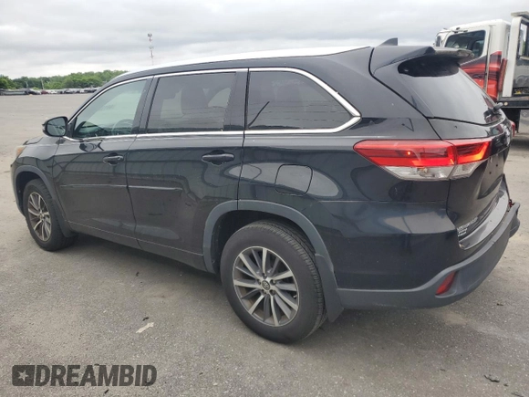 2017 Toyota Highlander XLE with VIN 5TDJZRFH5HS477446, listed as a Copart auction lot 60132215 with 58,830 mi miles and Salvage title. Bid and sale history available at DreamBid. Image 2.