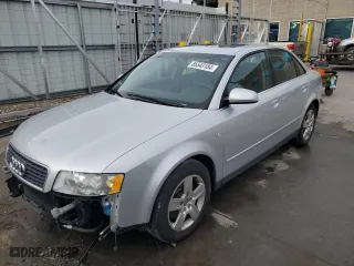 2002 Audi A4 3.0L with VIN WAULT68E72A183852, listed as a Copart auction lot 86543184 with 121,507 mi miles and Salvage Title. Bid and sale history available at carsss.com. Image 1.