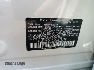 2024 Subaru Forester Premium with VIN JF2SKADC9RH411216, listed as a Copart auction lot 59662725 with 12,226 mi miles and Salvage title. Bid and sale history available at DreamBid. Image 12.
