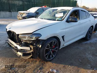 2022 BMW X4 M with VIN 5YM23EC00N9L88771, listed as a IAAI auction lot 41362198 with 29,949 mi miles. Bid and sale history available at carsss.com. Image 2.