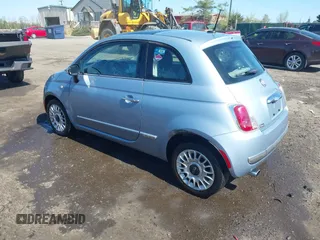 2013 FIAT 500 Lounge with VIN 3C3CFFCR9DT580869, listed as a IAAI auction lot 41983858 with 179,836 mi miles and . Bid and sale history available at DreamBid. Image 3.