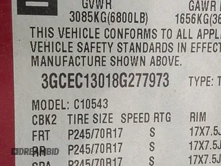 2008 Chevrolet Silverado 1500 1LT with VIN 3GCEC13018G277973, listed as a IAAI auction lot 41915142 with 177,462 mi miles and . Bid and sale history available at DreamBid. Image 9.
