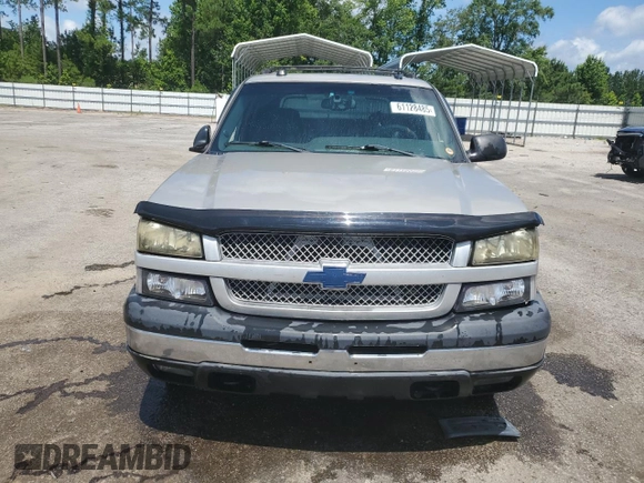 2004 Chevrolet Avalanche Z71 with VIN 3GNEK12TX4G158528, listed as a Copart auction lot 61128485 with 185,299 mi miles and Salvage title. Bid and sale history available at DreamBid. Image 5.