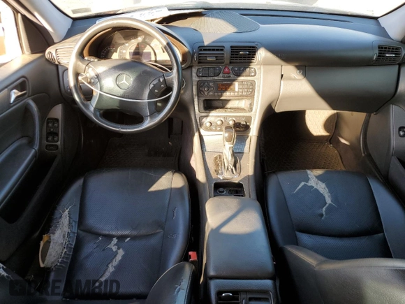 2003 Mercedes-Benz C 230 Kompressor with VIN WDBRF40J43F413609, listed as a Copart auction lot 78871514 with 175,748 mi miles and Salvage Title. Bid and sale history available at DreamBid. Image 8.