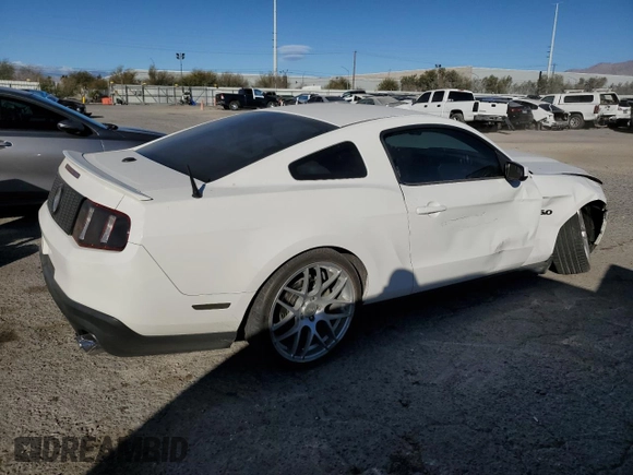 2012 Ford Mustang GT Premium with VIN 1ZVBP8CF1C5266585, listed as a Copart auction lot 44407035 with 71,651 mi miles and Salvage Title. Bid and sale history available at DreamBid. Image 3.