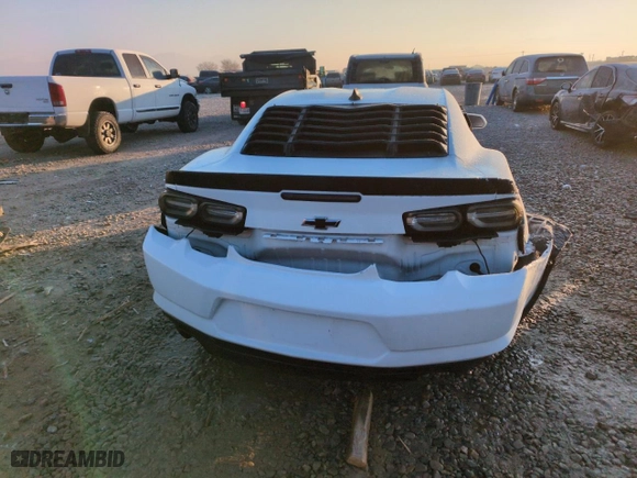 2019 Chevrolet Camaro 1LT with VIN 1G1FA1RX3K0127107, listed as a Copart auction lot 88008945 with 46,173 mi miles and Salvage Title. Bid and sale history available at carsss.com. Image 6.