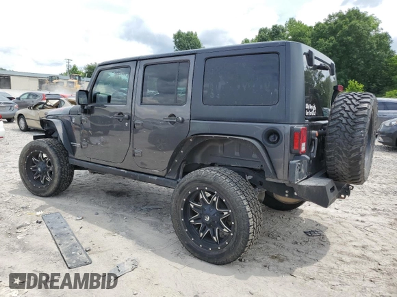 2017 Jeep Wrangler Unlimited Rubicon Recon with VIN 1C4HJWFG3HL510439, listed as a Copart auction lot 60791165 with 125,955 mi miles and Salvage title. Bid and sale history available at DreamBid. Image 2.