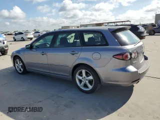2006 Mazda 6 S Sport VE with VIN 1YVHP82D165M35595, listed as a Copart auction lot 59902814 with 124,566 mi miles and Clean Title. Bid and sale history available at carsss.com. Image 2.