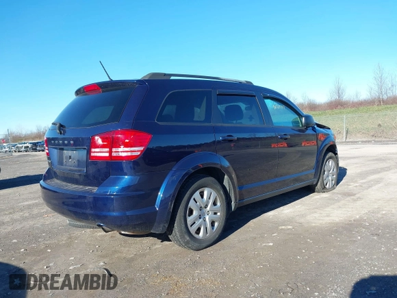 2017 Dodge Journey SE with VIN 3C4PDCAB4HT582865, listed as a IAAI auction lot 38132313 with 142,613 mi miles and . Bid and sale history available at DreamBid. Image 4.