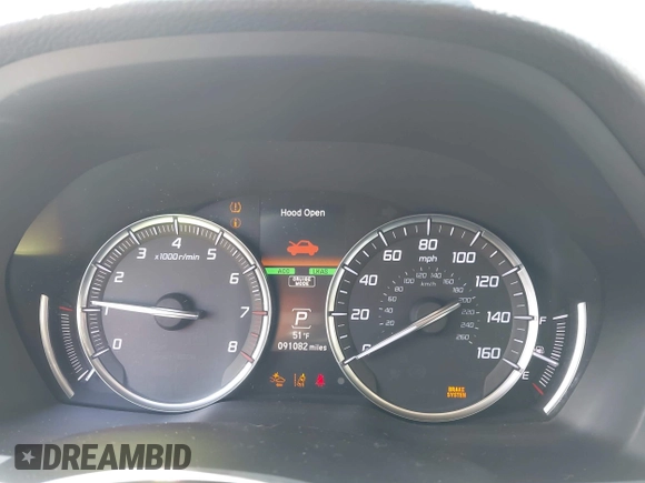 2018 Acura MDX Technology with VIN 5J8YD4H57JL005535, listed as a IAAI auction lot 42027222 with 91,082 mi miles and . Bid and sale history available at DreamBid. Image 7.