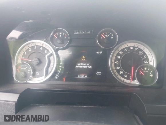 2014 Ram 2500 Laramie with VIN 3C6UR5FL7EG207923, listed as a IAAI auction lot 41341666 with 241,587 mi miles. Bid and sale history available at carsss.com. Image 7.