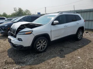 2017 Jeep Cherokee Latitude z VIN 1C4PJLCBXHW534318, wystawiony jako Copart lot #59380155 z przebiegiem 101 051 mil mil oraz Szkoda całkowita • Salvage title. Historia ofert i sprzedaży dostępna na DreamBid. Obrazek 1.