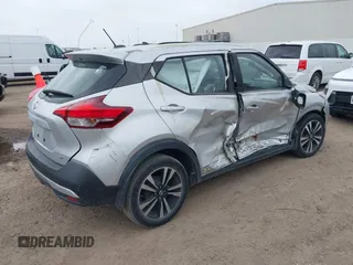 2018 Nissan Kicks SV with VIN 3N1CP5CU3JL513965, listed as a IAAI auction lot 41899403 with 22,086 mi miles and . Bid and sale history available at DreamBid. Image 4.