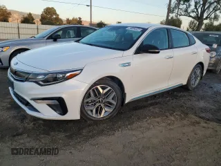 2020 Kia Optima Hybrid EX with VIN KNAGU4LE9L5038493, listed as a Copart auction lot 80132994 with 49,490 mi miles and Clean Title. Bid and sale history available at carsss.com. Image 1.