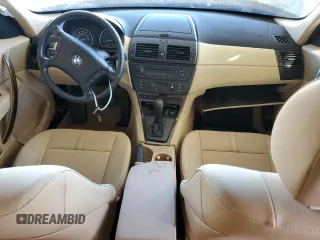 2005 BMW X3 3.0i with VIN WBXPA93435WD14234, listed as a Copart auction lot 46112025 with 114,353 mi miles and Salvage title. Bid and sale history available at DreamBid. Image 8.