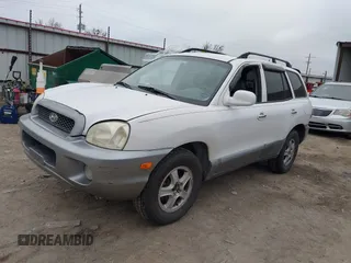 2003 Hyundai Santa Fe GLS with VIN KM8SC13E33U520344, listed as a IAAI auction lot 41528796 with 246,923 mi miles. Bid and sale history available at carsss.com. Image 17.