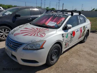 2013 Nissan Sentra SR with VIN 3N1AB7AP6DL734284, listed as a IAAI auction lot 42034996 with 151,305 mi miles. Bid and sale history available at carsss.com. Image 2.