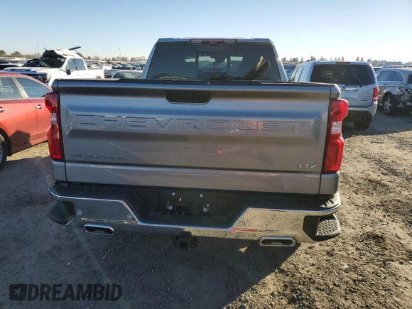 2024 Chevrolet Silverado 1500 LTZ with VIN 3GCUDGED4RG216565, listed as a Copart auction lot 88166225 with 7,703 mi miles and Salvage Title. Bid and sale history available at DreamBid. Image 6.