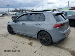 2023 Volkswagen Golf GTI SE with VIN WVW3A7CD1PW214228, listed as a Copart auction lot 49623924 with 0 mi miles and Salvage Title. Bid and sale history available at carsss.com. Image 2.