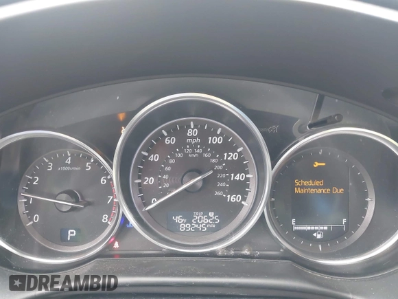 2014 Mazda CX-5 Grand Touring with VIN JM3KE4DY0E0392476, listed as a IAAI auction lot 41419144 with 89,245 mi miles and . Bid and sale history available at carsss.com. Image 7.