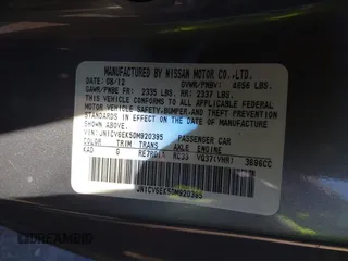 2013 Infiniti G37 IPL with VIN JN1CV6EK5DM920395, listed as a IAAI auction lot 41274363 with 61,073 mi miles. Bid and sale history available at carsss.com. Image 9.