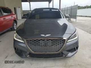 2019 Genesis G80 3.8L with VIN KMTFN4JE2KU313156, listed as a Copart auction lot 76731004 with 75,469 mi miles and Clean Title. Bid and sale history available at carsss.com. Image 5.