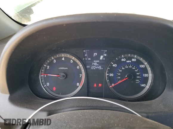 2012 Hyundai Accent SE with VIN KMHCU5AE8CU047472, listed as a Copart auction lot 53487745 with 120,449 mi miles and Salvage Title. Bid and sale history available at carsss.com. Image 9.