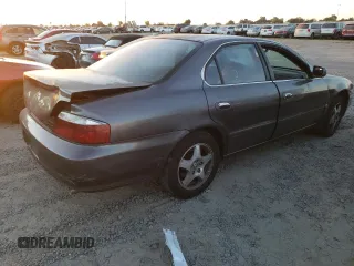 2002 Acura TL w/Navigation with VIN 19UUA56782A048974, listed as a Copart auction lot 71557644 with 124,848 mi miles and Salvage Title. Bid and sale history available at carsss.com. Image 3.