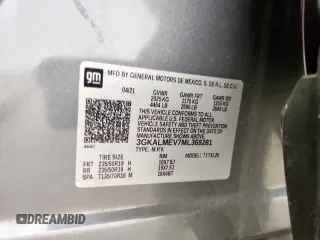 2021 GMC Terrain SLE with VIN 3GKALMEV7ML369281, listed as a Copart auction lot 64128775 with 71,111 mi miles and Clean title. Bid and sale history available at DreamBid. Image 14.