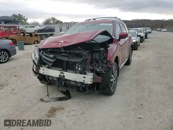 2024 Nissan Pathfinder Platinum with VIN 5N1DR3DG7RC316812, listed as a Copart auction lot 44542305 with 1,608 mi miles and Salvage title. Bid and sale history available at DreamBid. Image 11.