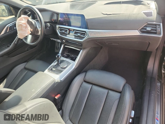 2023 BMW 4 Series 430i with VIN WBA23AT02PCL61138, listed as a Copart auction lot 67364435 with 18,698 mi miles and Salvage title. Bid and sale history available at DreamBid. Image 8.