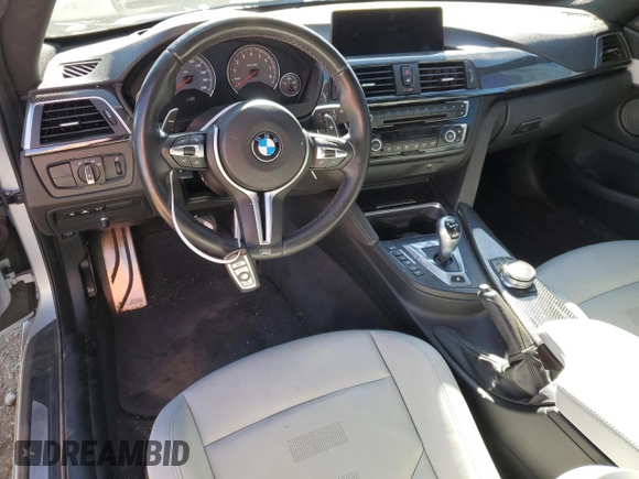 2017 BMW M4 with VIN WBS3R9C34HA014060, listed as a Copart auction lot 66207173 with 47,220 mi miles. Bid and sale history available at carsss.com. Image 8.