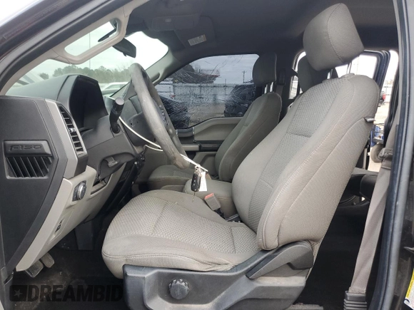 2019 Ford F-150 XL with VIN 1FTEW1C48KKC40459, listed as a Copart auction lot 43650535 with 106,767 mi miles and Salvage Title. Bid and sale history available at DreamBid. Image 7.