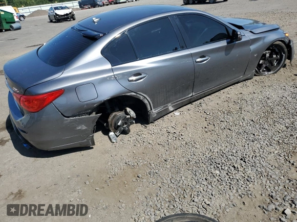 2014 Infiniti Q50 Premium z VIN JN1BV7AR1EM693471, wystawiony jako Copart lot #58991305 z przebiegiem 144 323 mil mil oraz Szkoda całkowita • Salvage title. Historia ofert i sprzedaży dostępna na DreamBid. Obrazek 3.
