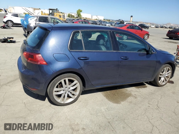 2015 Volkswagen Golf TSI SEL with VIN 3VW217AU6FM007389, listed as a Copart auction lot 61438645 with 64,832 mi miles and Salvage title. Bid and sale history available at DreamBid. Image 3.