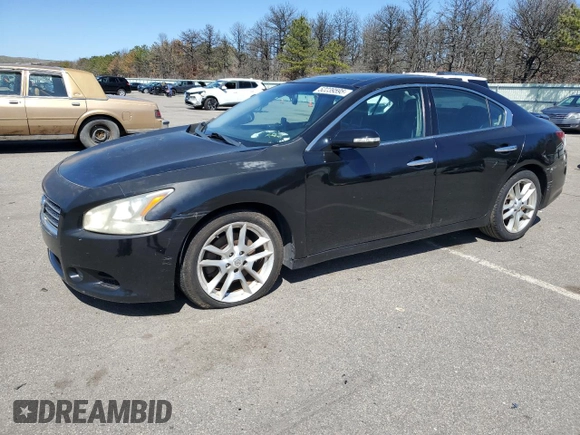 2010 Nissan Maxima S with VIN 1N4AA5AP5AC845572, listed as a Copart auction lot 52239595 with 107,958 mi miles and Clean title. Bid and sale history available at DreamBid. Image 1.