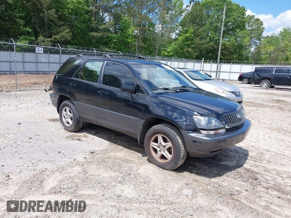 2000 Lexus RX 300 with VIN JT6HF10U9Y0126788, listed as a IAAI auction lot 42190888 with 204,747 mi miles. Bid and sale history available at carsss.com. Image 1.