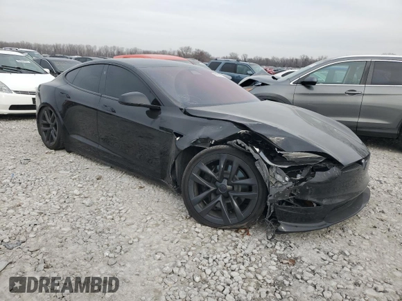 2022 Tesla Model S z VIN 5YJSA1E58NF479552, wystawiony jako Copart lot #48290275 z przebiegiem 78 931 mil mil oraz Szkoda całkowita • Salvage title. Historia ofert i sprzedaży dostępna na DreamBid. Obrazek 4.