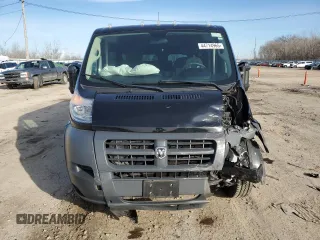 2017 Ram ProMaster Cargo with VIN 3C6TRVAG6HE548011, listed as a Copart auction lot 44714965 with 46,939 mi miles and Salvage Title. Bid and sale history available at DreamBid. Image 5.